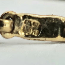 Load image into Gallery viewer, 1220: Vintage: 9ct Gold Amethysts Link Bracelet- tastefully understated
