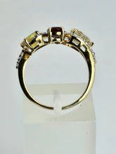 Load image into Gallery viewer, 1213: Vintage: 9ct White Gold Abstract Cocktail Cluster Ring- outrageous
