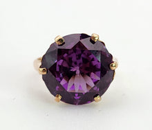 Cargar imagen en el visor de la galería, 1530: Vintage: 14ct Gold Egyptian Round Cut Alexandrite Dress Ring- a rare find
