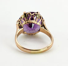 Cargar imagen en el visor de la galería, 1530: Vintage: 14ct Gold Egyptian Round Cut Alexandrite Dress Ring- a rare find
