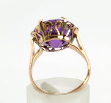 Cargar imagen en el visor de la galería, 1530: Vintage: 14ct Gold Egyptian Round Cut Alexandrite Dress Ring- a rare find
