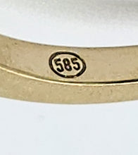 Cargar imagen en el visor de la galería, 1576: Vintage: 14ct Gold Star-Set Yellow Citrines Diamond Dress Ring
