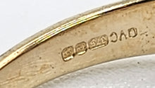 Load image into Gallery viewer, 1600: Vintage; 9ct Gold Vibrant Rubellites Diamonds Cocktail Ring- a striking beauty
