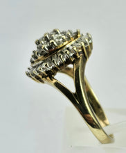 Load image into Gallery viewer, 1751: Vintage: 9ct Gold 38 Diamonds (Baguette &amp;  Round Cut) - natural, sparkling beauty
