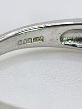 Load image into Gallery viewer, 1704:   Modern: 14ct White Gold Brilliant &amp; Round Full Cut Diamonds Trilogy- 0.81ct of natural, sparkling diamonds

