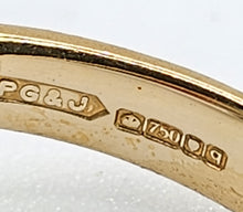Load image into Gallery viewer, 1722: Vintage: 18ct Gold Emerald &amp; Diamonds Square Set Cocktail Ring- exceptional
