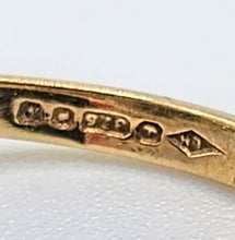 Load image into Gallery viewer, 1373: Vintage: 9ct Gold French Blue Sapphires Diamonds Cluster Ring- sparkling beauty
