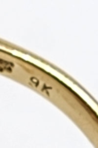 1652: Vintage: 9ct Gold Baguette &amp; Round Cut Diamonds (1ct) Statement Cocktail Ring