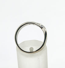 Load image into Gallery viewer, 1653:   Vintage: Platinum 6 Diamonds Stacker Band Ring- pristine and sparkling
