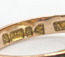 Load image into Gallery viewer, 1566 Antique: 9ct Rose Gold Lovers Knot Ring - From 1915 WW1
