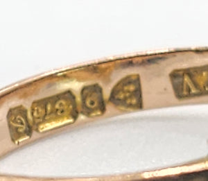 1566 Antique: 9ct Rose Gold Lovers Knot Ring - From 1915 WW1