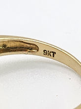 Load image into Gallery viewer, 1547: Vintage: 9ct Gold Mystic Topaz Diamonds Ring - lovely colours
