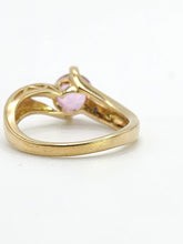 Load image into Gallery viewer, 1550: Vintage: 9ct Gold Round Cut Ruby Diamonds Cocktail Ring- Wow
