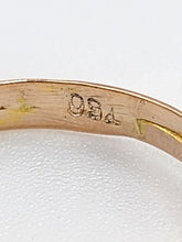 Load image into Gallery viewer, 1557: Antique &amp; Ancient: 18ct Gold Turquoise Half-Eternity/Stacker Ring- Pre-1900
