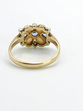 Cargar imagen en el visor de la galería, 1797: Vintage: 9ct Gold Moonstones, Sapphires, Blue Spinels Cocktail Ring- Splendid
