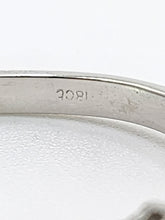 Cargar imagen en el visor de la galería, 1721: Vintage;: 18ct White Gold Diamonds Dress Stacker Ring- 1.21ct of fine, natural diamonds
