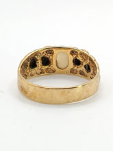 Load image into Gallery viewer, 1851: Antique: 9ct Rose &amp; Yellow Gold Opal Signet Ring- Rare Find
