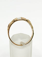 Load image into Gallery viewer, 1851: Antique: 9ct Rose &amp; Yellow Gold Opal Signet Ring- Rare Find
