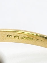 Load image into Gallery viewer, 1940: Vintage: 18ct Gold White Opals Diamonds (0.85ct) Cocktail Ring- Sensational
