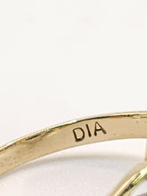Cargar imagen en el visor de la galería, 1235: Vintage: 9ct Gold Australian Blue Sapphire Diamonds Cluster Ring - the classic Diana style
