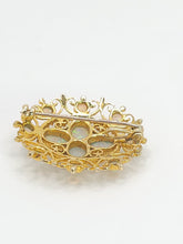 Cargar imagen en el visor de la galería, 1904: Vintage Old: Large 9ct Gold Pendant &amp; Brooch 12 Vivid Opals - Beautiful colour play
