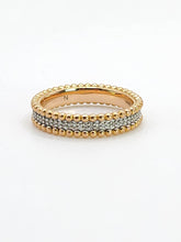 Load image into Gallery viewer, 2026: Vintage: 18ct Rose Gold 60 Diamonds Full-Eternity/Stacker Ring- Fabulous
