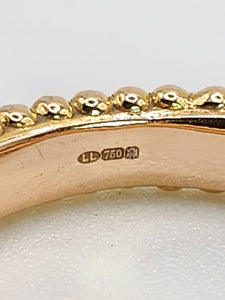 2026: Vintage: 18ct Rose Gold 60 Diamonds Full-Eternity/Stacker Ring- Fabulous
