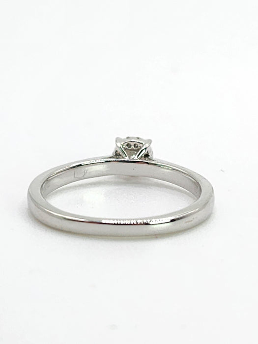 1992: Vintage: 9ct White Gold 11 Natural Diamonds Dress/Stacker Ring- Petite, sparkling beauty