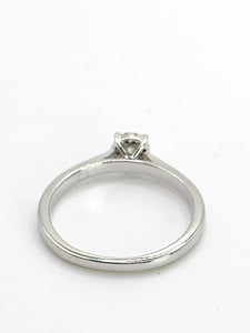 1992: Vintage: 9ct White Gold 11 Natural Diamonds Dress/Stacker Ring- Petite, sparkling beauty