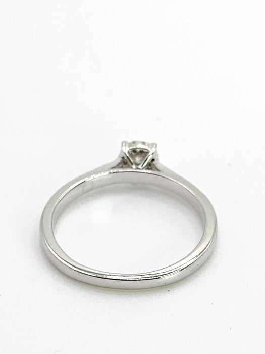1992: Vintage: 9ct White Gold 11 Natural Diamonds Dress/Stacker Ring- Petite, sparkling beauty