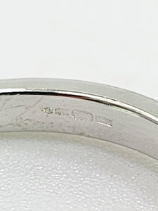 1992: Vintage: 9ct White Gold 11 Natural Diamonds Dress/Stacker Ring- Petite, sparkling beauty