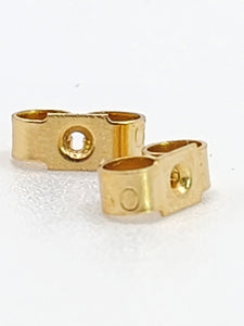 0139: Vintage: 18ct White Yellow Gold & Cut Diamond (0.43ct) Stud Earrings- Pristine