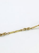 Load image into Gallery viewer, 1903: Antique: Victorian 9ct Gold Turquoise Necklace (61cm) &amp; Bracelet (18cm) Set
