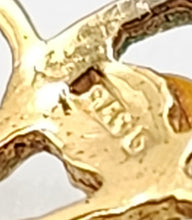 Load image into Gallery viewer, 1908: Vintage &amp; Old 9ct Gold Yellow Citrine Seed Peals Pendant- Gorgeous symmetry
