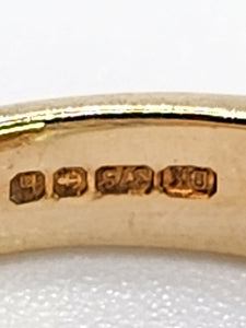 2083: Vintage; 9ct Gold 25 Natural Diamonds Crossover Ring- Excellent