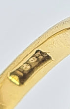 Load image into Gallery viewer, 1950: Antique: 18ct Gold Bohemian Garnets Cocktail Ring- rare, beautiful find.
