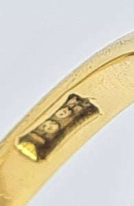 1950: Antique: 18ct Gold Bohemian Garnets Cocktail Ring- rare, beautiful find.