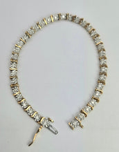 Load image into Gallery viewer, 2113: Vintage; 9ct Gold 36 Natural Diamonds Bracelet (18cm) - A sparkling beauty
