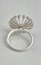 Load image into Gallery viewer, 0112: Vintage: 18ct White Gold &quot;Sunray&quot; Diamonds Fine Jewellery Set: Ring, Pendant, Necklace- Extraordinary
