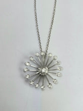 Load image into Gallery viewer, 0112: Vintage: 18ct White Gold &quot;Sunray&quot; Diamonds Fine Jewellery Set: Ring, Pendant, Necklace- Extraordinary
