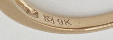 Load image into Gallery viewer, 1900: Vintage: 9ct Gold Almandine Garnets Diamonds Cocktail Ring
