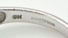 Load image into Gallery viewer, 2163 :Vintage: 9ct White Gold Pink Sapphires Diamonds Ring- Petite, sparkling beauty

