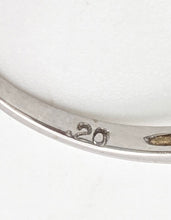 Load image into Gallery viewer, Vintage; 9ct White Gold 21 Natural Diamonds Geometric Set Ring
