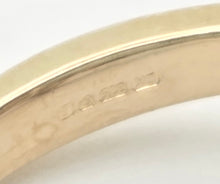 Load image into Gallery viewer, 2311: Vintage 9ct Gold Natural Diamonds Geometric Set Ring
