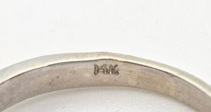 Vintage: 14ct White Gold Pear Cut Cognac Diamond (0.63ct) Diamonds 3 -Stone Ring - a rare, sparkling find.