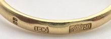 Load image into Gallery viewer, Vintage: Rare 18ct Gold Lilac Sapphire Single Stone Ring
