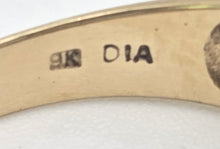 Load image into Gallery viewer, 2225 Vintage: 9ct Gold Garnets Natural Diamonds Tiered Dress ring
