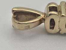 Load image into Gallery viewer, 2219: Vintage: 9ct Gold White Opals Natural Diamonds Pendulum Pendant
