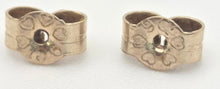 Cargar imagen en el visor de la galería, 2260 Vintage: 9ct Gold Blue Topaz 24 Natural Diamonds Stud Earrings
