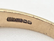 Load image into Gallery viewer, 2267 Vintage: 9ct Gold Round Full Cut Natural Diamond&#39;s Cross-Over Ring
